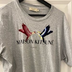 Maison Kitsune Vintage Birds Tee